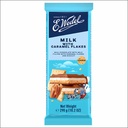 Wedel Milk With Caramel Flakes 290g