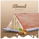 Half Almond Praline Triangle