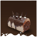 Half Chocolate Cream Swiss Roll