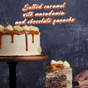 Macadamia with Salted Caramel Slice