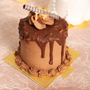 Hazelnut opera cake 5â€x5â€