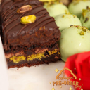 Hazelnut Kunafa Brownie